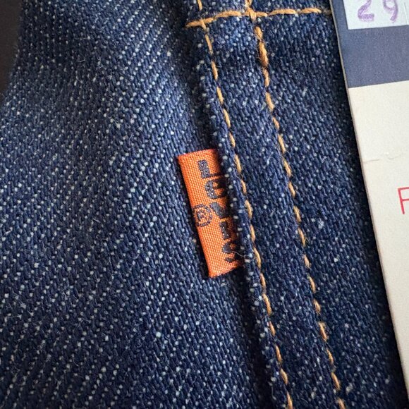 NEW  Vintage Mens Levis 583 Regular Fit Blue Denim Jeans  33 X 34  USA Made - Picture 3 of 15